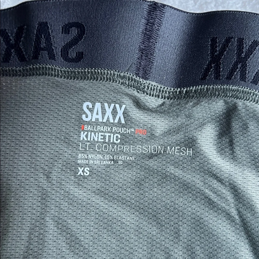 SAXX Ballpark Pouch Kinetic LT. Compression Mesh Long Leg Boxer Brief